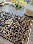 Persian Kashan Rug | 4' 10
