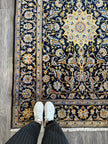 Persian Kashan Rug | 4' 10