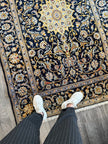 Persian Kashan Rug | 4' 10