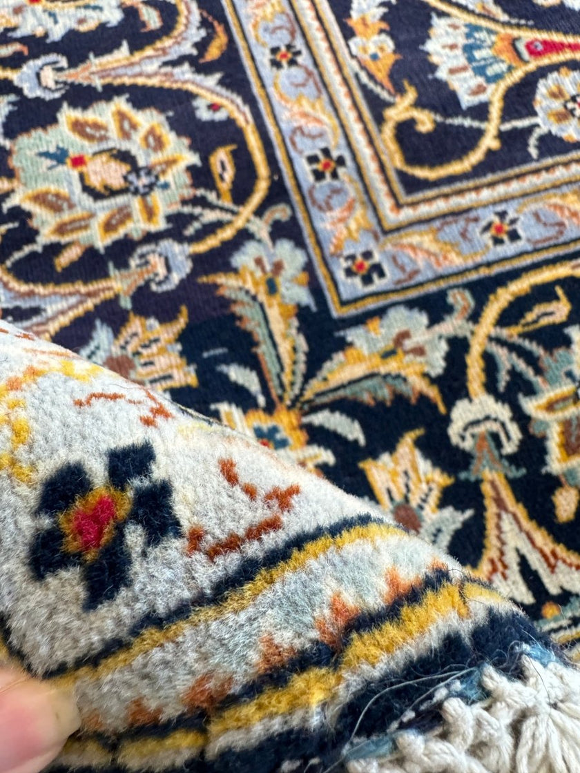 Persian Kashan Rug | 4' 10