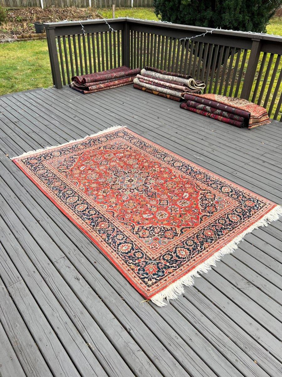 Persian Kashan Rug | 6' 7