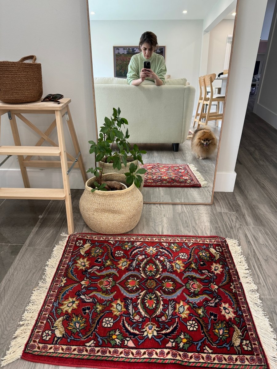 Persian Kashan Twin Rugs | 2' 2