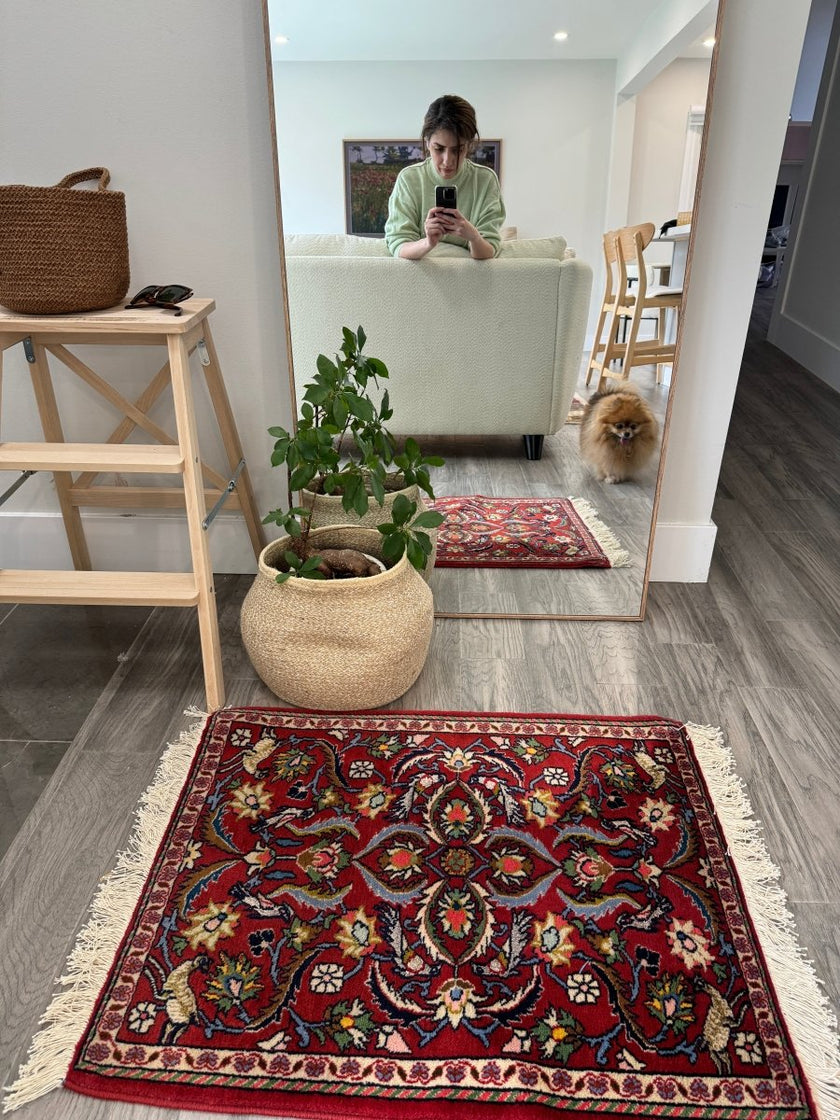 Persian Kashan Twin Rugs | 2' 2