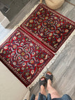 Persian Kashan Twin Rugs | 2' 2