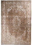 Persian Kashan Vintage Rug | 8' 1