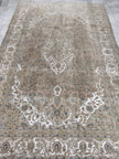 Persian Kashan Vintage Rug | 8' 1