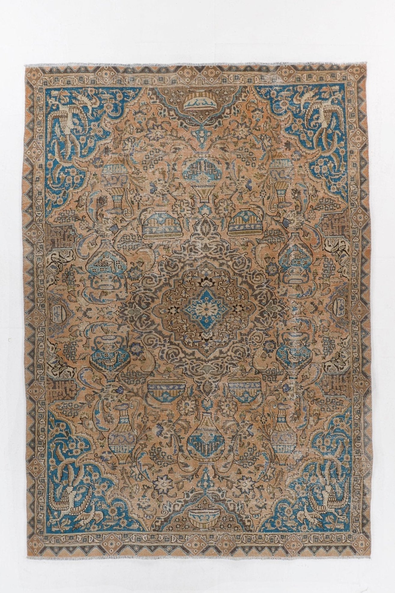 Persian Kashmar Rug | 6' 4