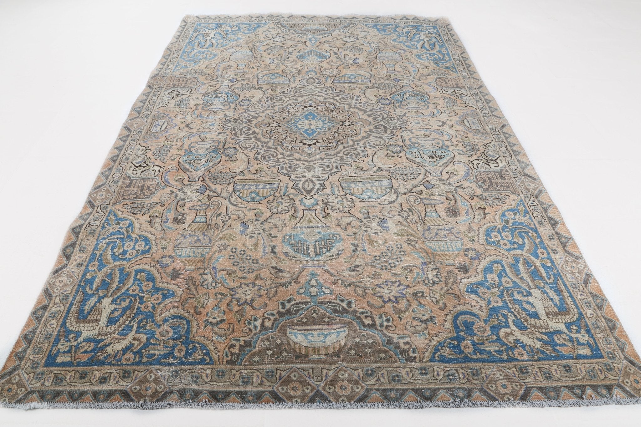 Persian Kashmar Rug | 6' 4