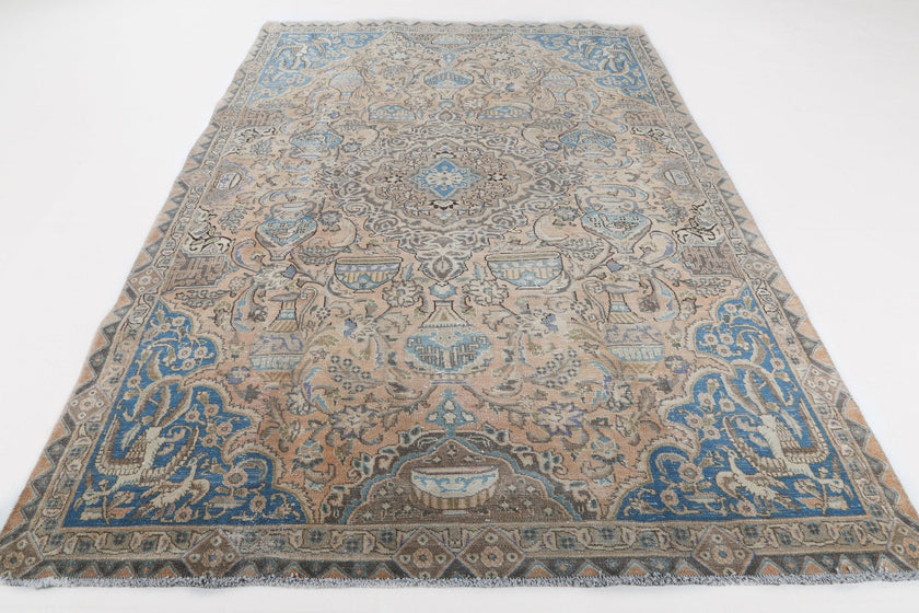 Persian Kashmar Rug | 6' 4