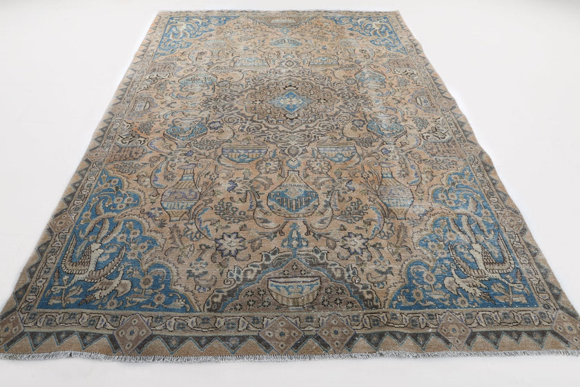 Persian Kashmar Rug | 6' 4