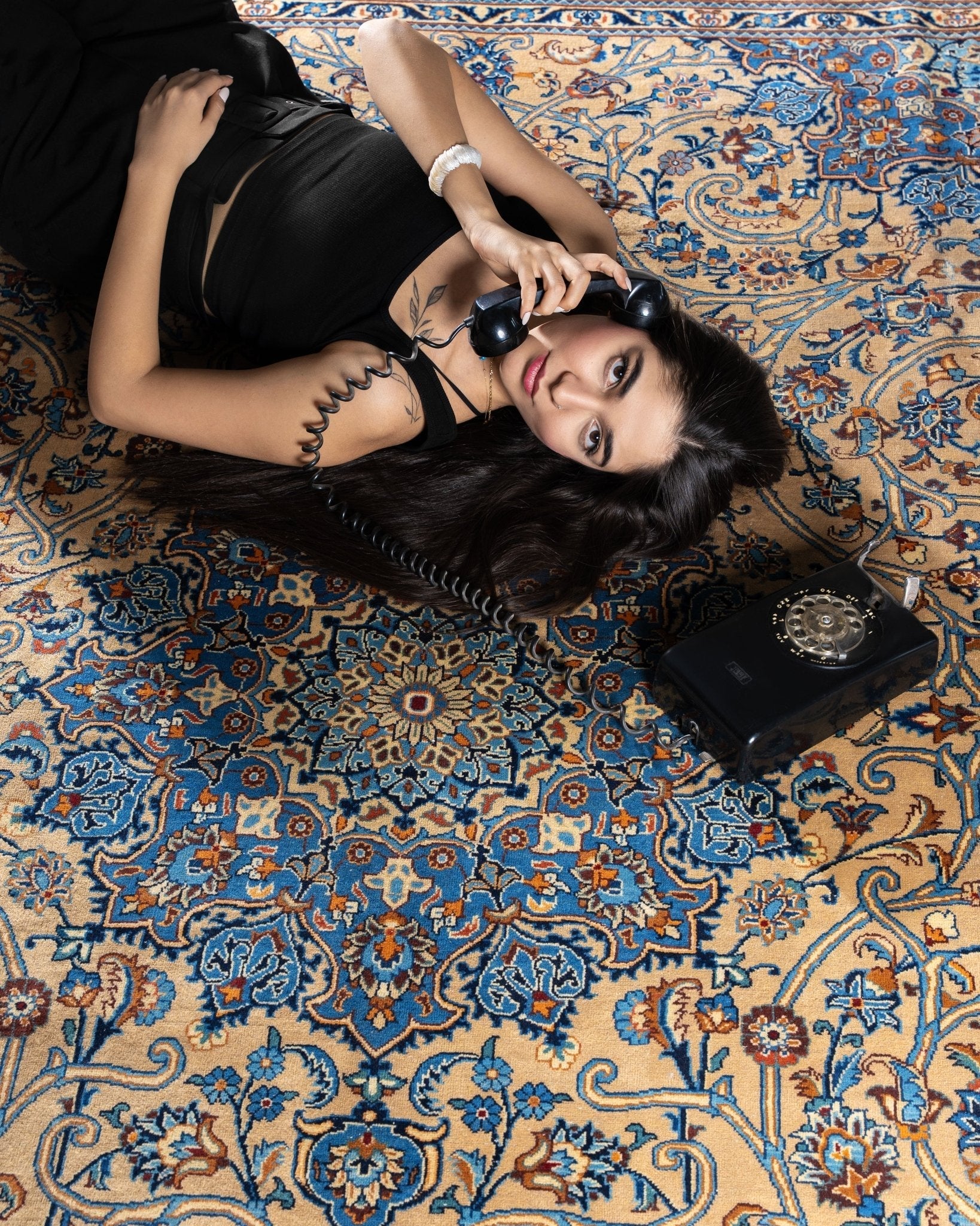 Persian Kashmar Rug | 6' 7