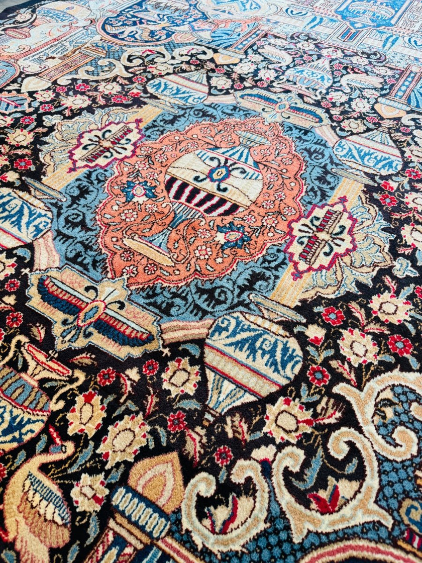 Persian Kashmar Rug | 6' 7