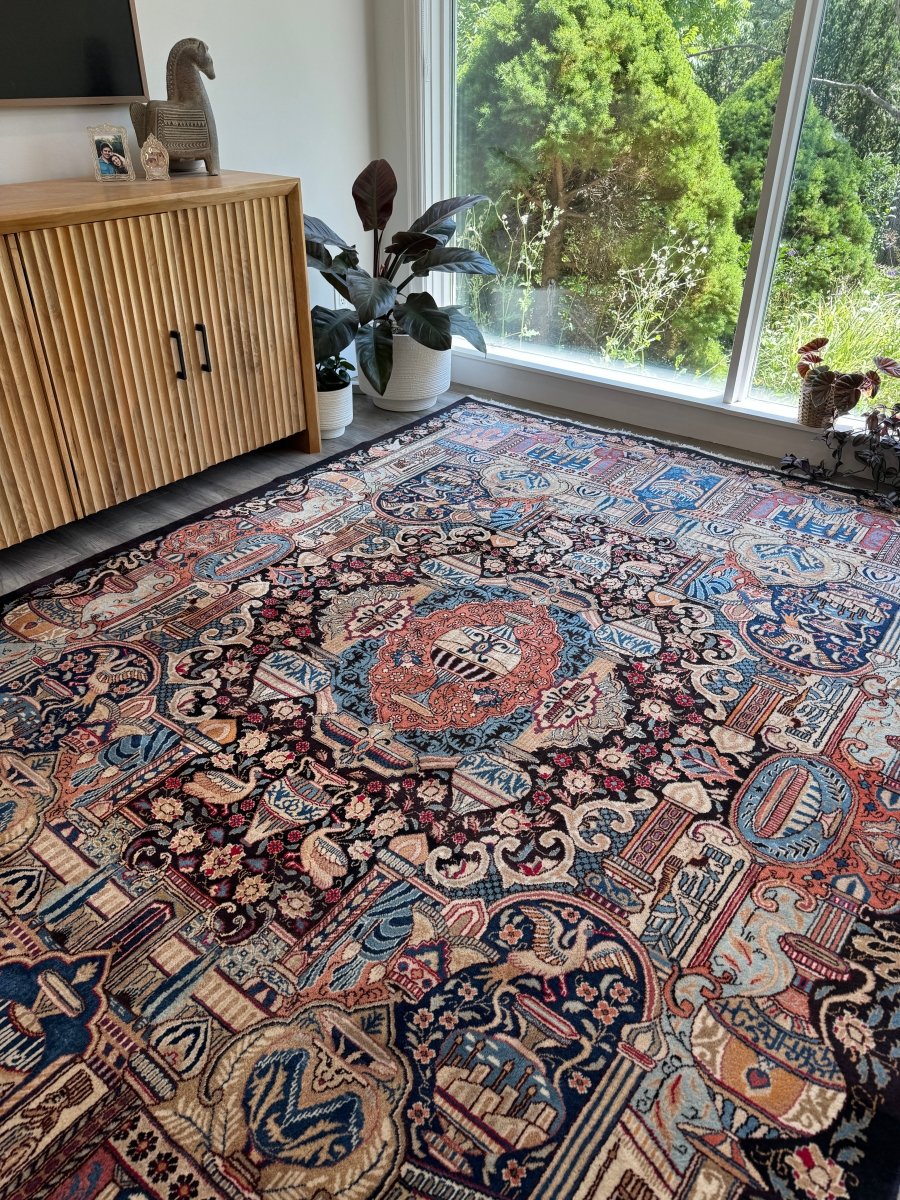 Persian Kashmar Rug | 6' 7
