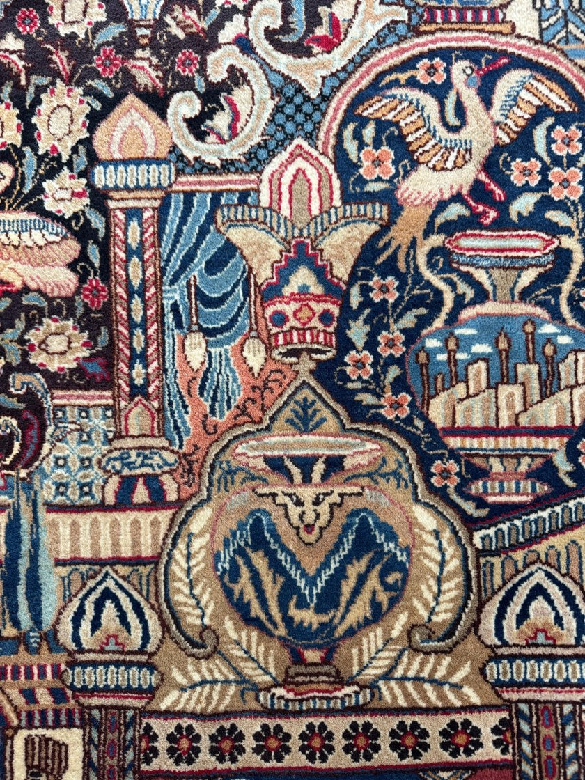 Persian Kashmar Rug | 6' 7