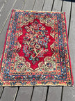 Persian Kerman Rug | 1' 8