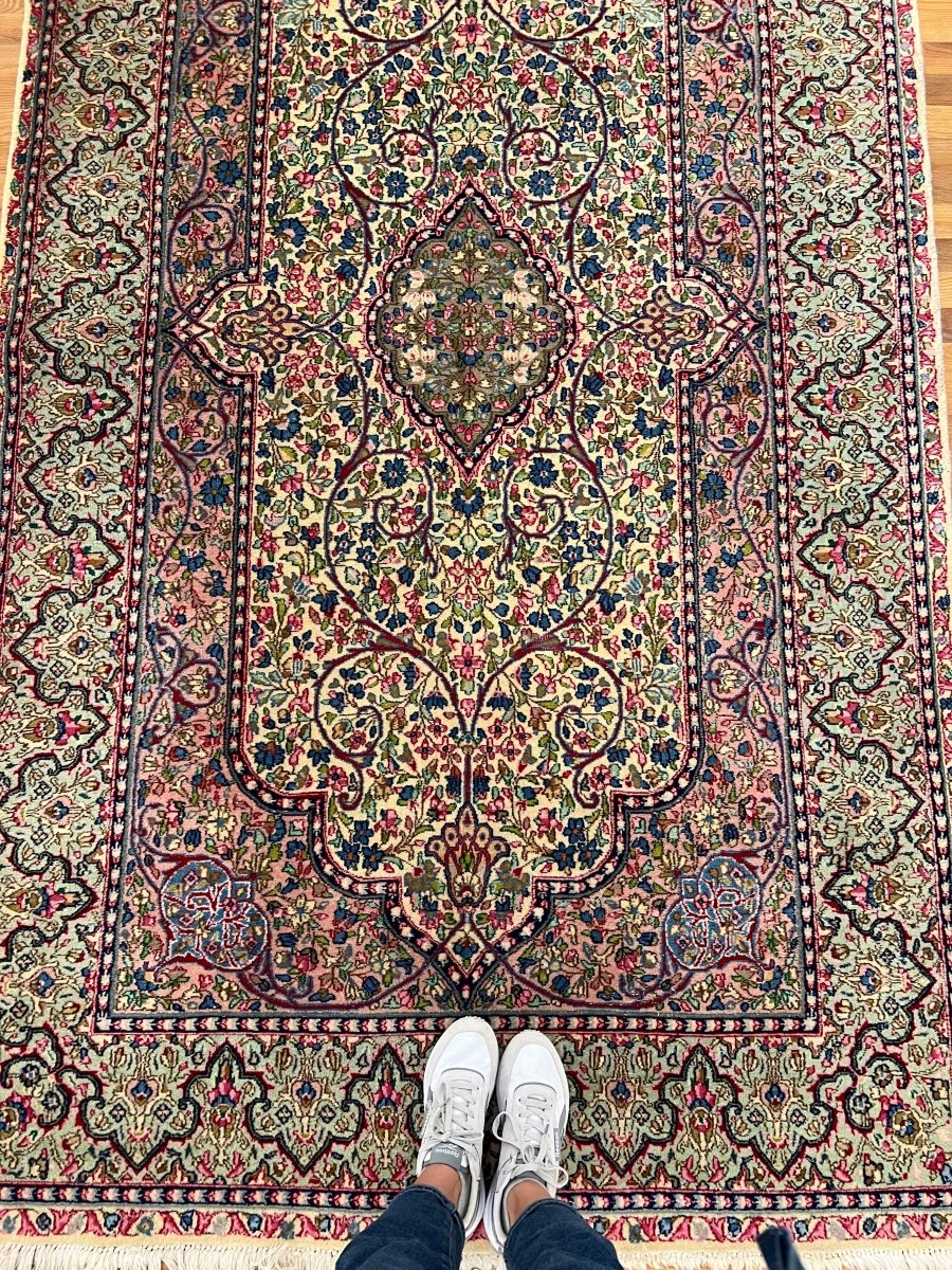 Persian Kerman Rug | 4' 9