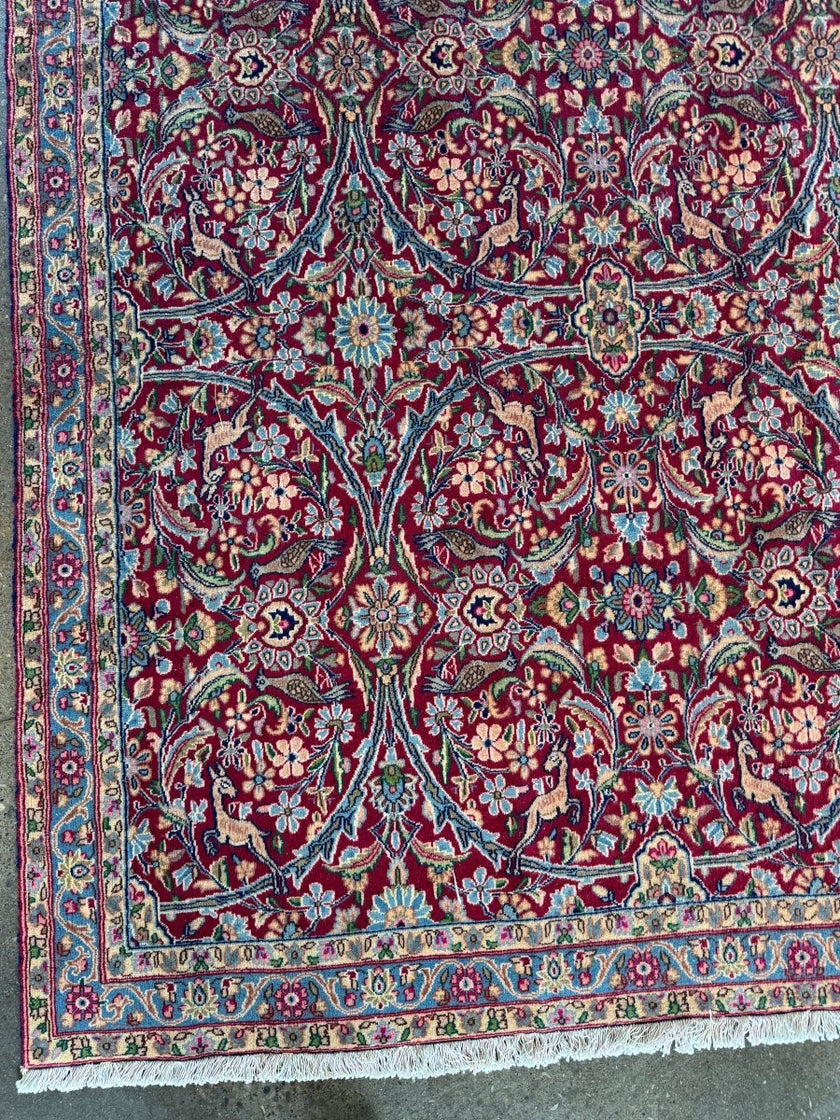 Persian Kerman Rug | 7' 4