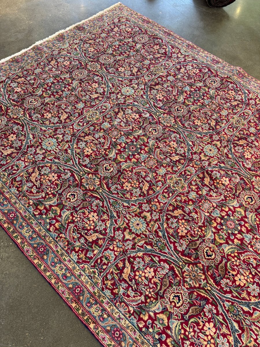 Persian Kerman Rug | 7' 4