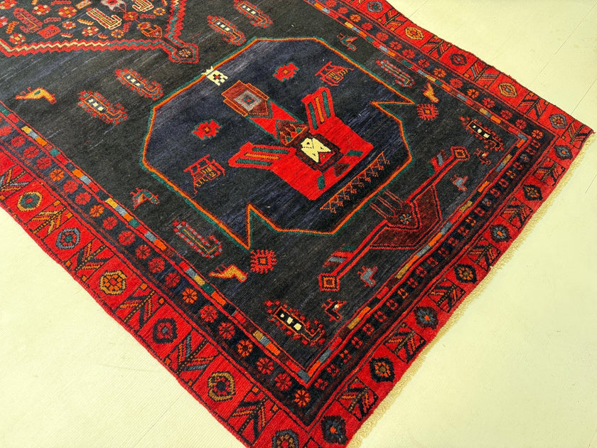 Persian Kurdi Rug | 4' 4” x 11' 2