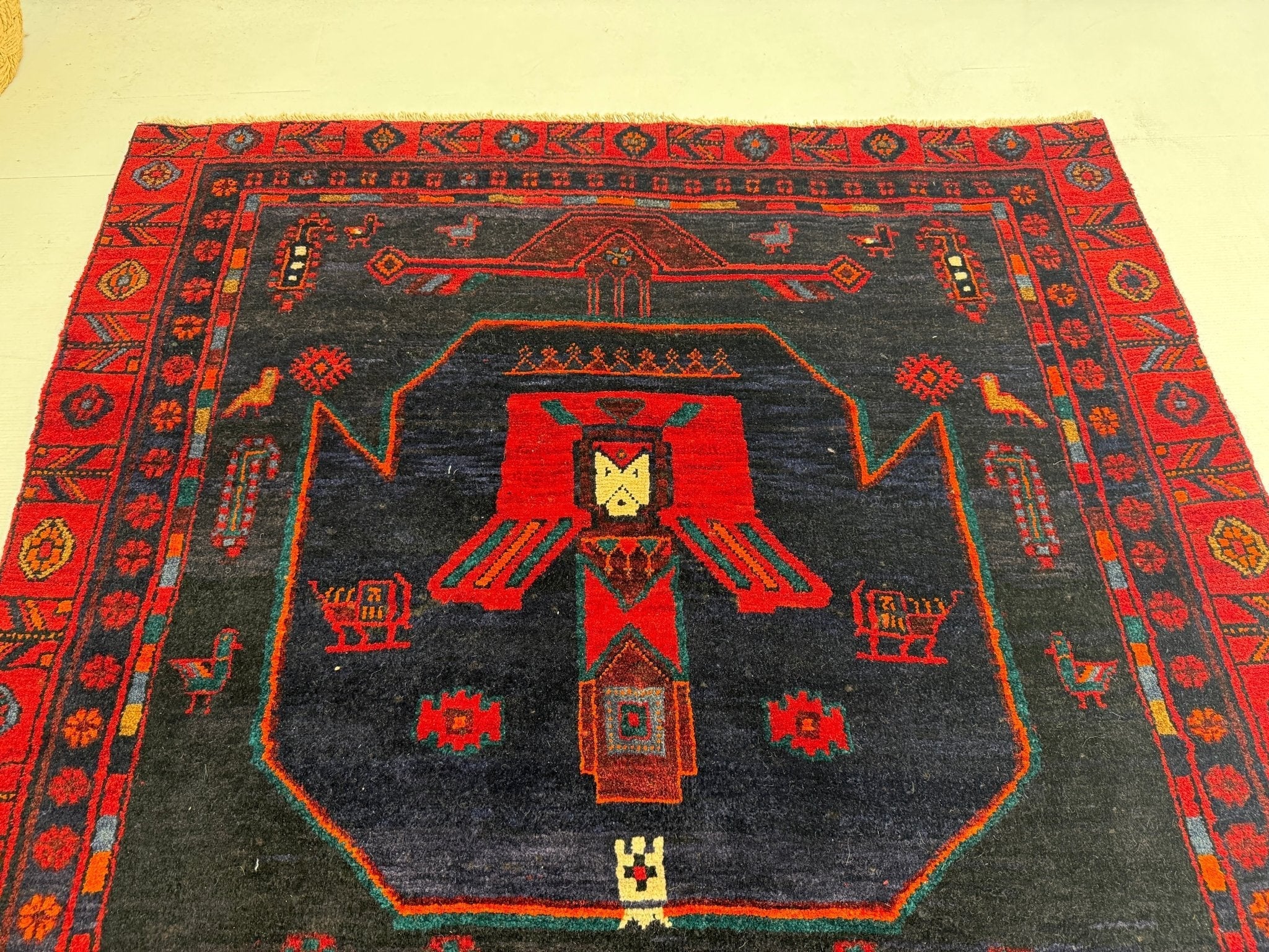 Persian Kurdi Rug | 4' 4” x 11' 2
