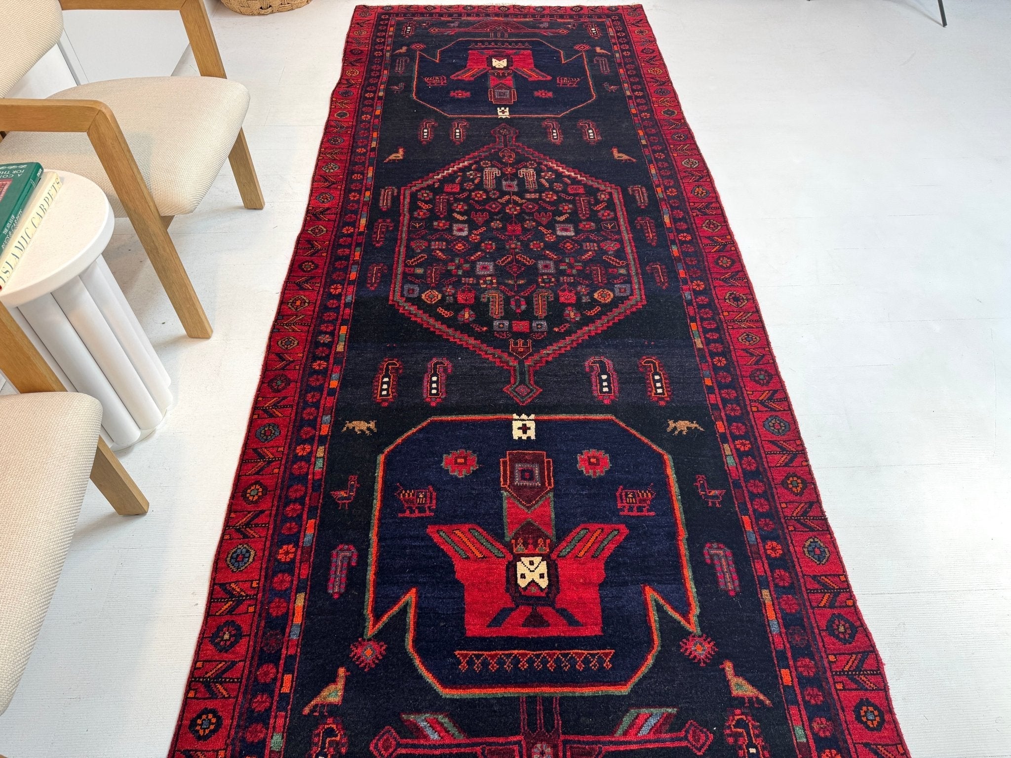 Persian Kurdi Rug | 4' 4” x 11' 2