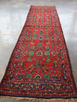 Persian Kurdish Bidjar Runner Rug | 3' 8