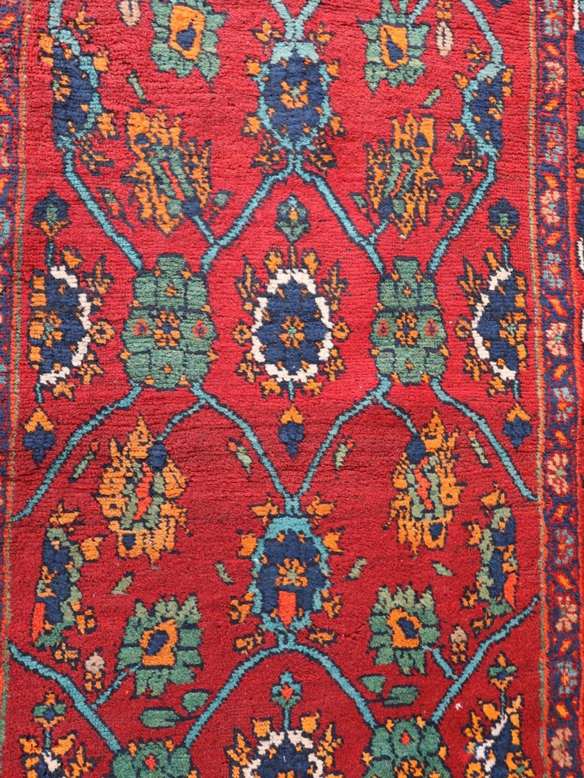 Persian Kurdish Bidjar Runner Rug | 3' 8