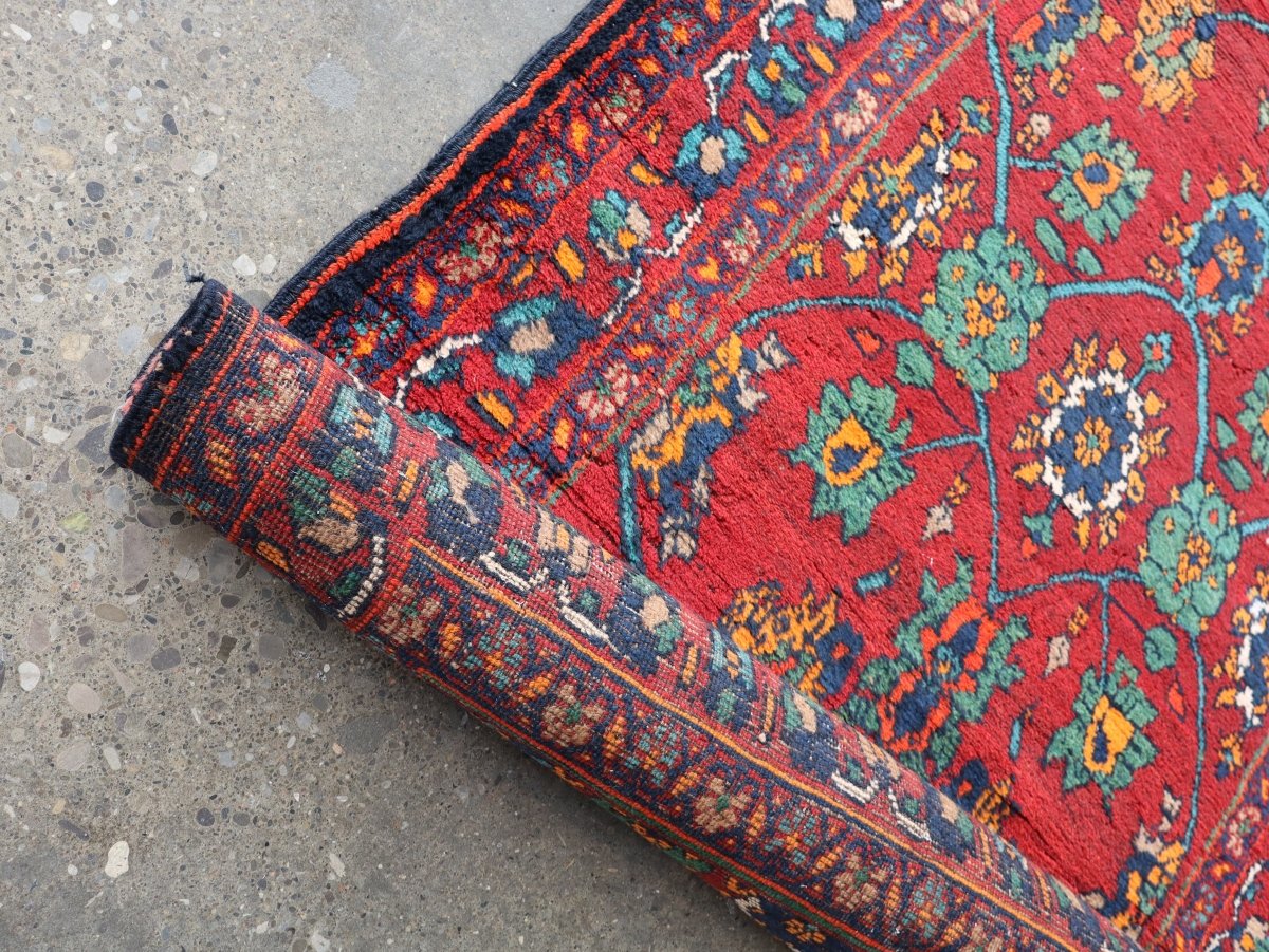 Persian Kurdish Bidjar Runner Rug | 3' 8