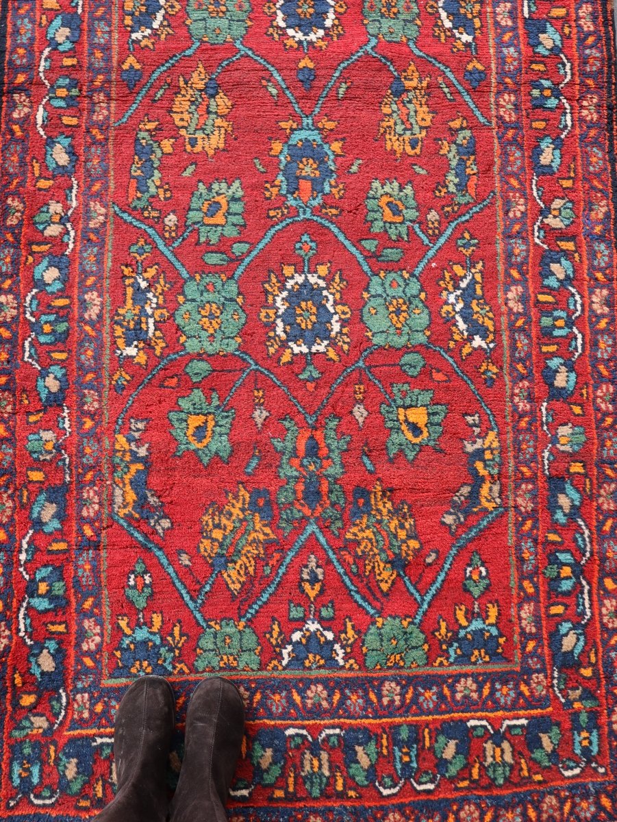 Persian Kurdish Bidjar Runner Rug | 3' 8