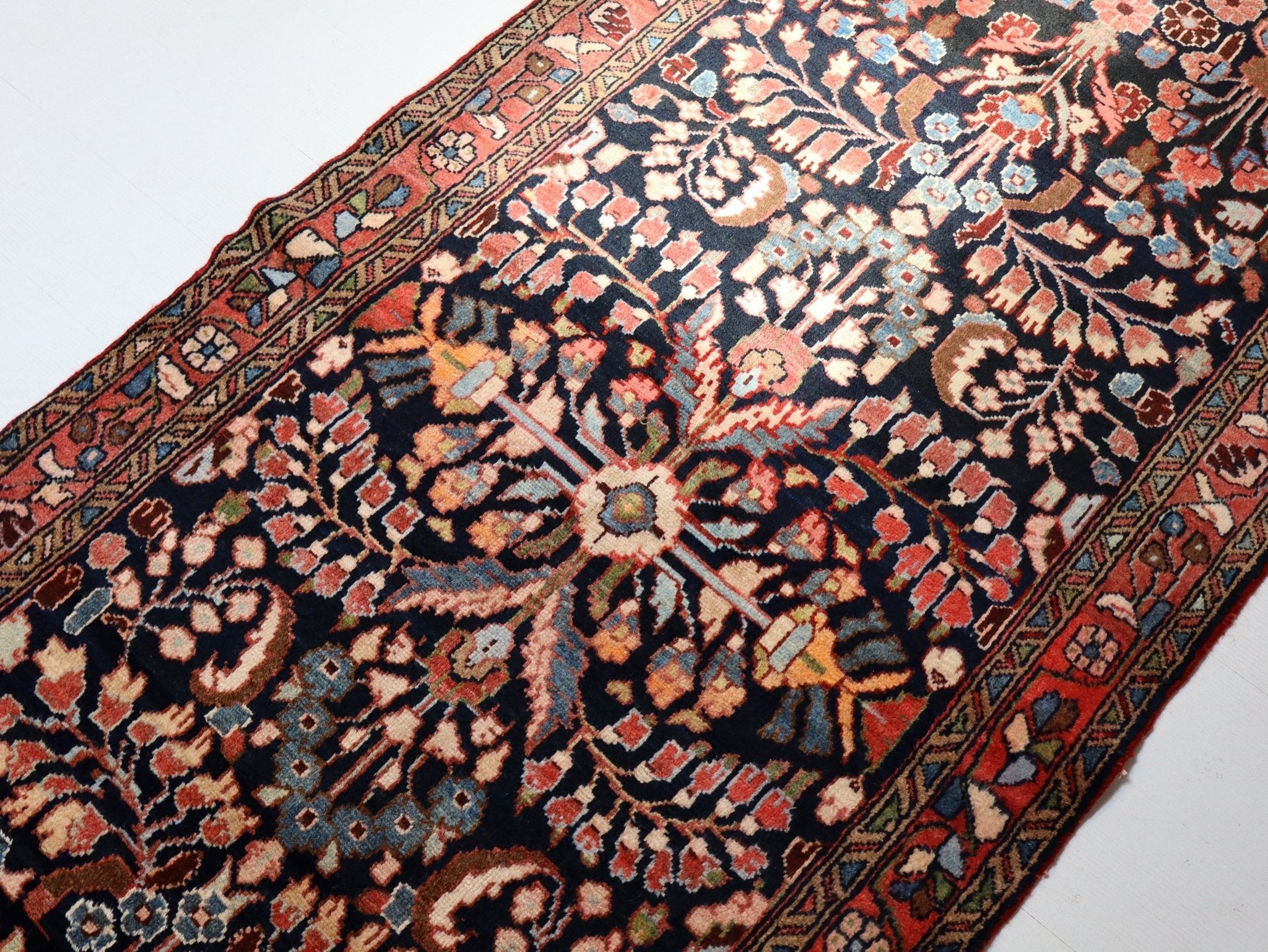 Persian Lilihan Runner Rug | 3' 5” x 9' 11