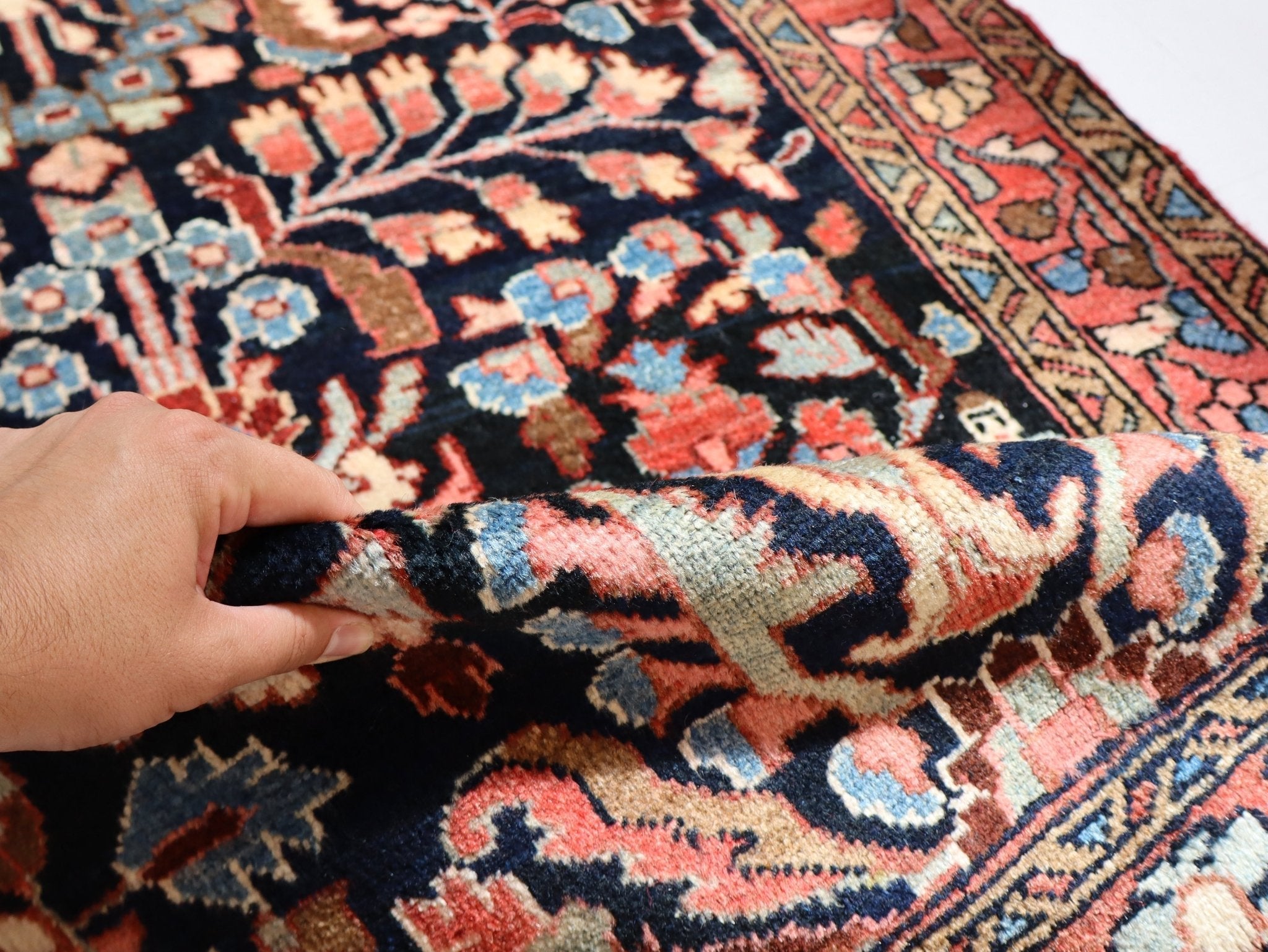 Persian Lilihan Runner Rug | 3' 5” x 9' 11