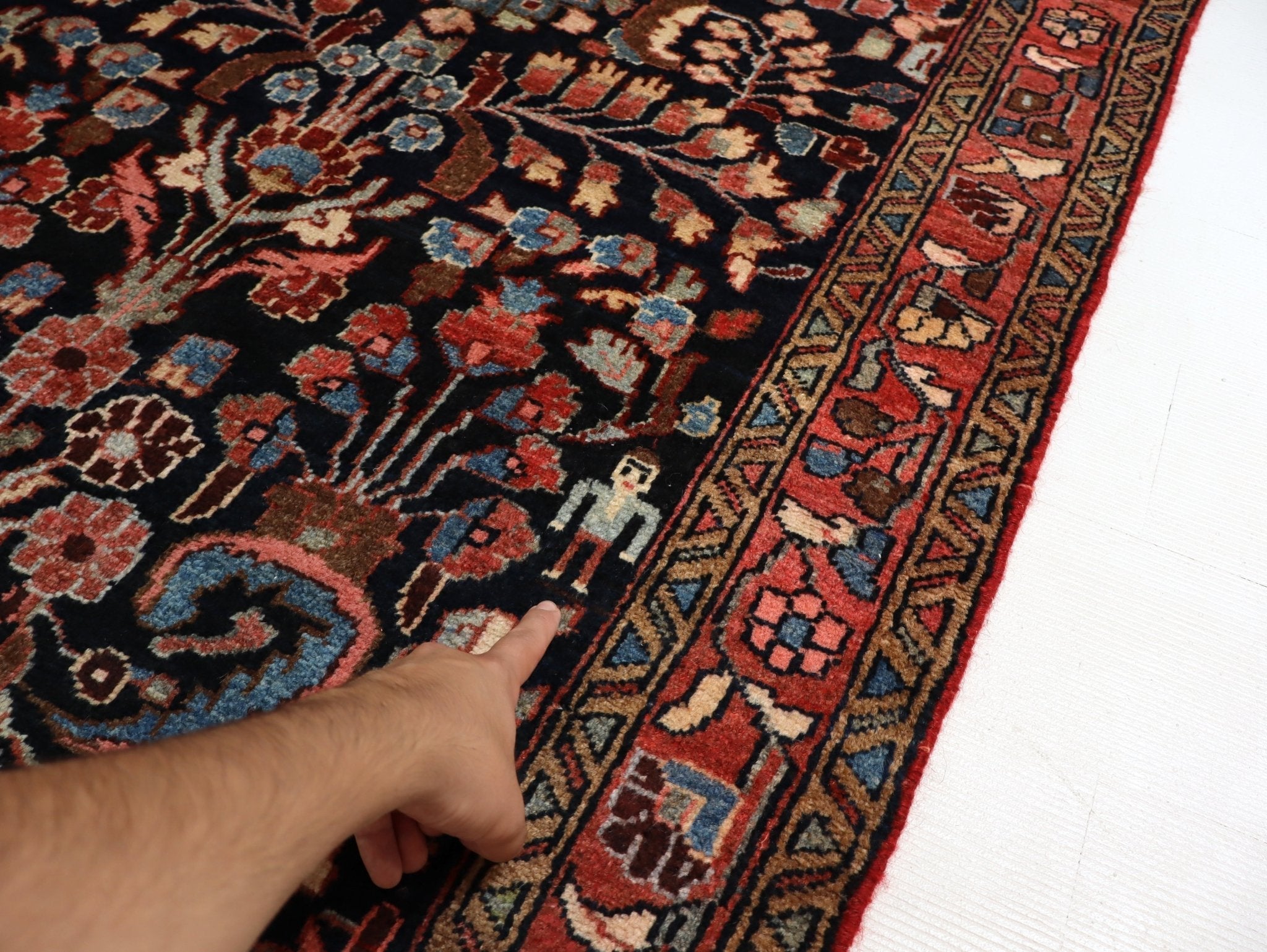 Persian Lilihan Runner Rug | 3' 5” x 9' 11