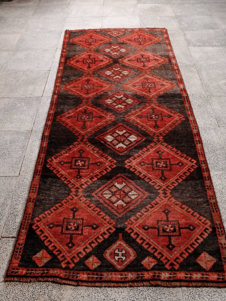 Persian Lori Runner Rug | 3' 3” x 8' 9