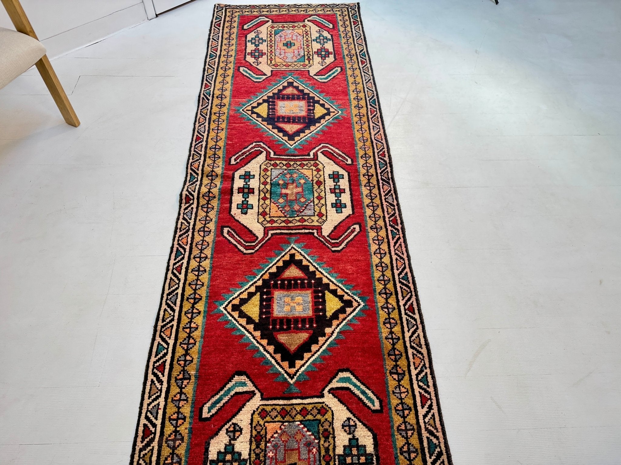 Persian Luri Runner Rug | 2' 10” x 9' 9
