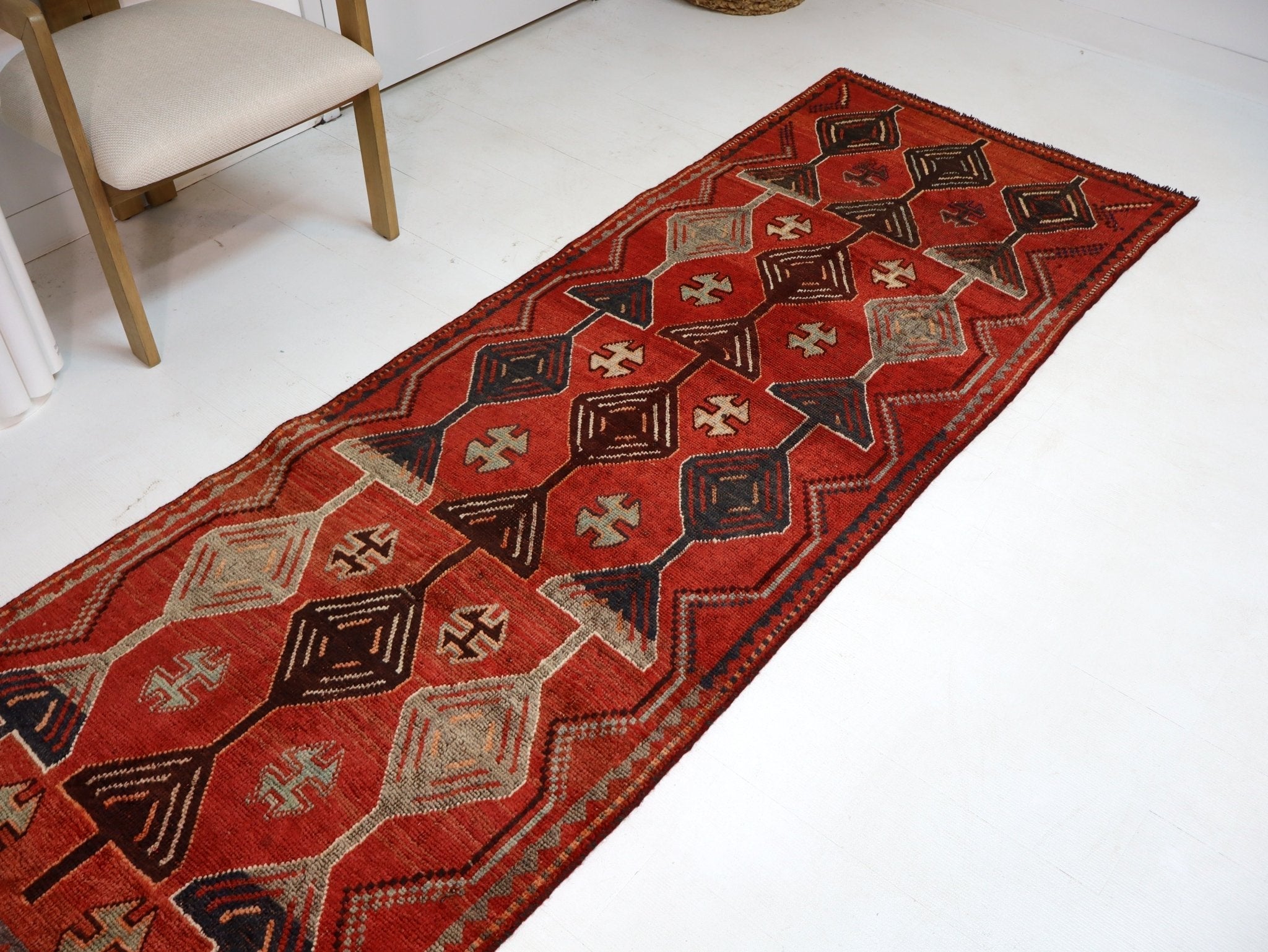 Persian Luri Runner Rug | 3' 1” x 8' 8