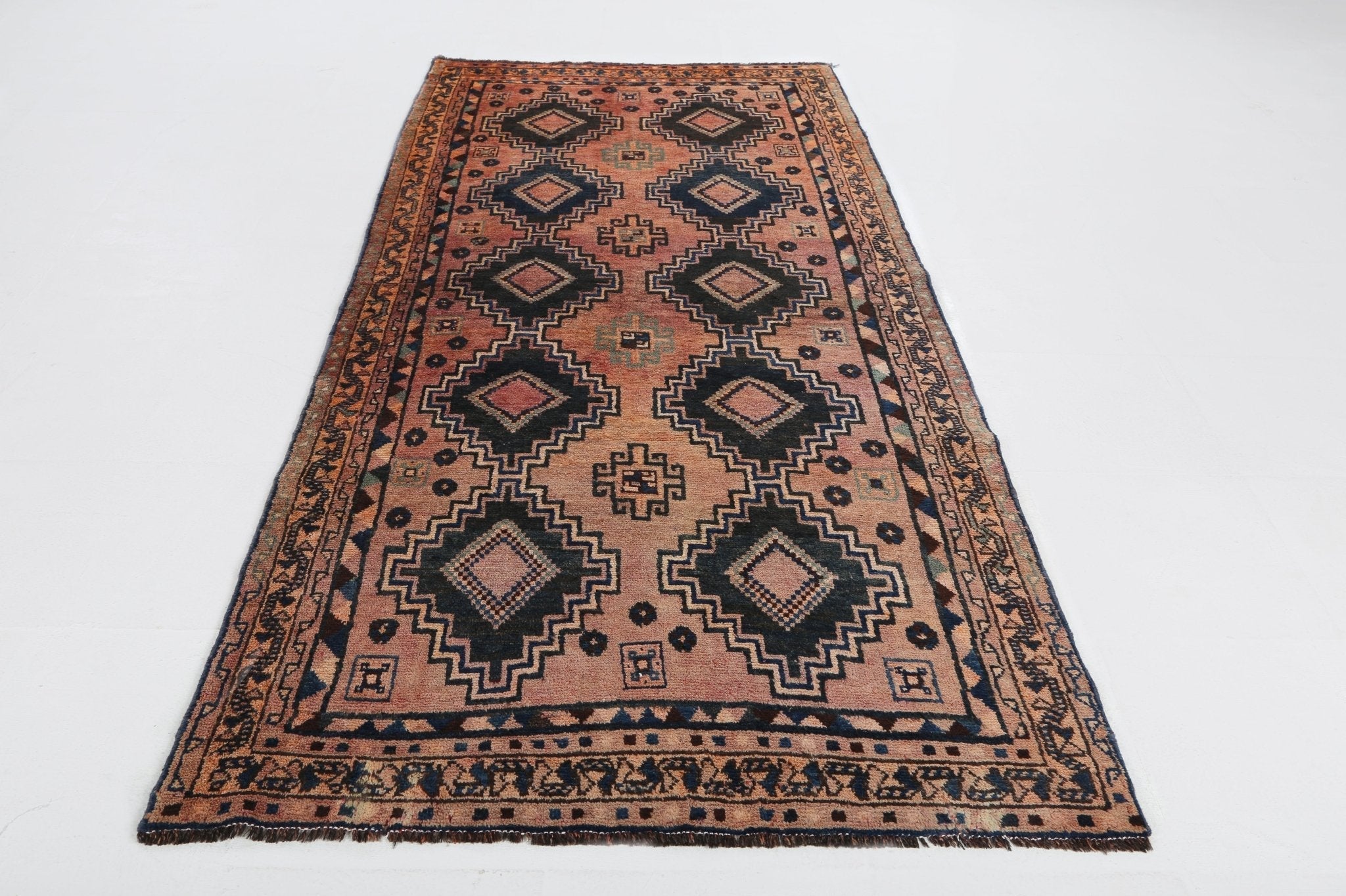 Persian Luri Runner Rug | 4' 3