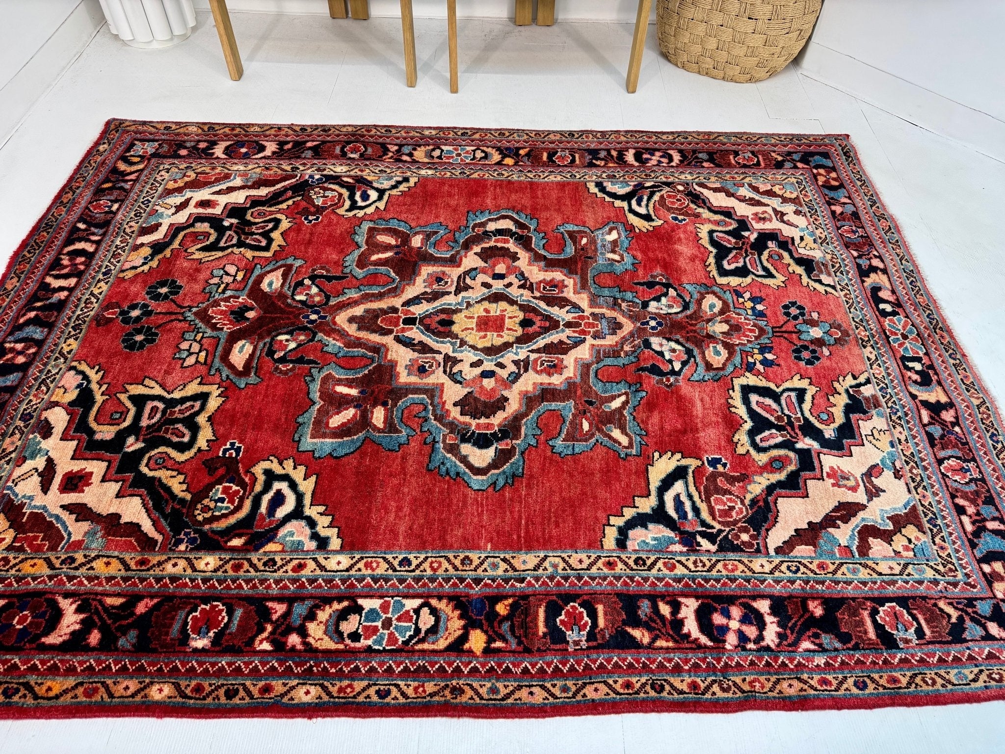 Persian Mahal Rug | 5' 4” x 7' 3