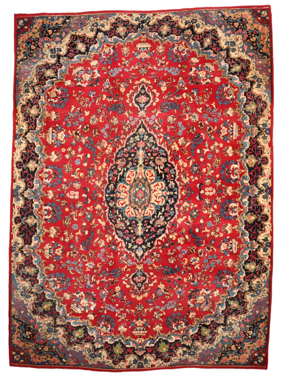 Persian Mashad Rug | 7' 10