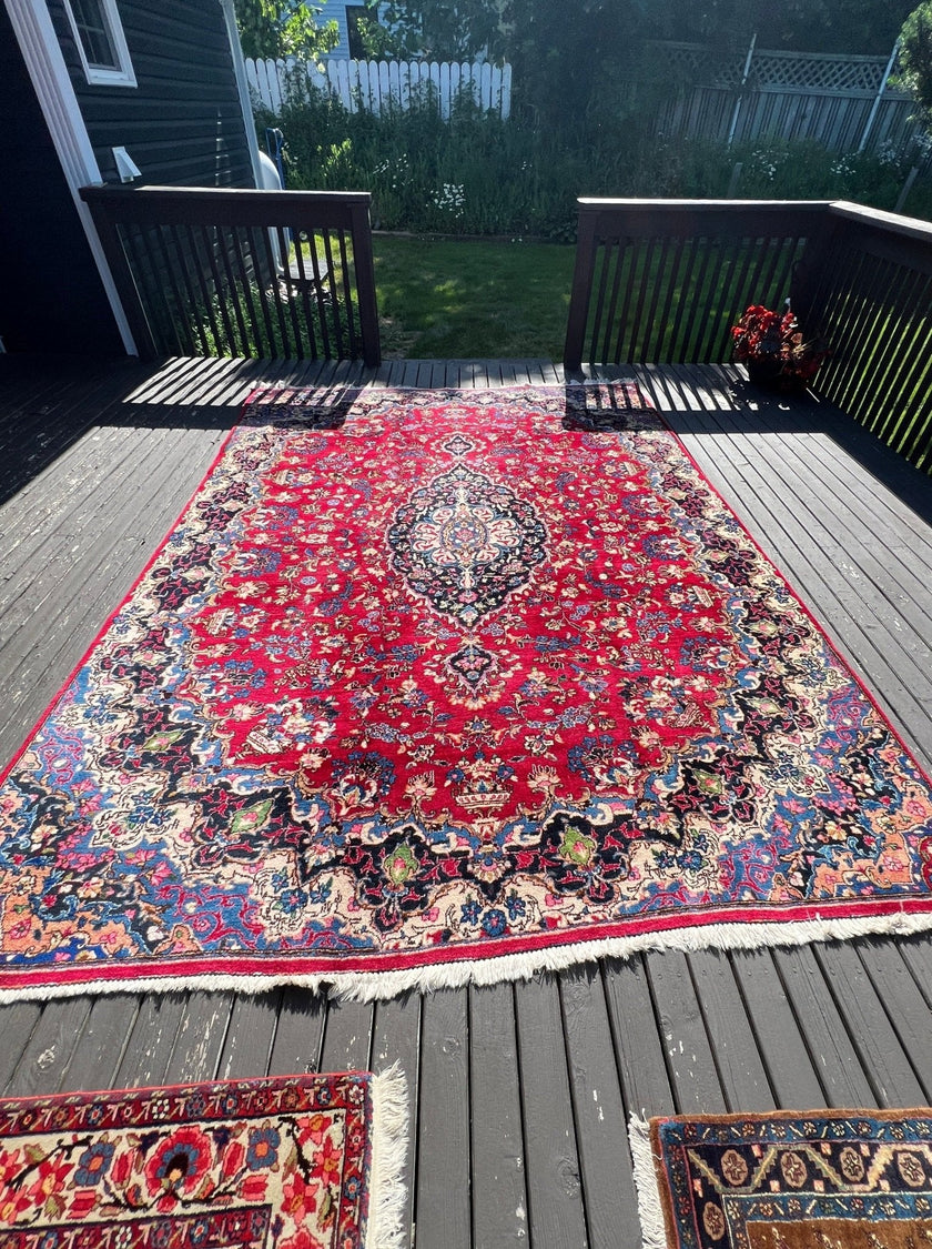Persian Mashad Rug | 7' 10