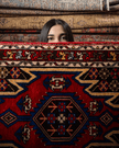 Persian Mazlaghan Rug | 2' 7