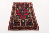 Persian Mazlaghan Rug | 2' 7