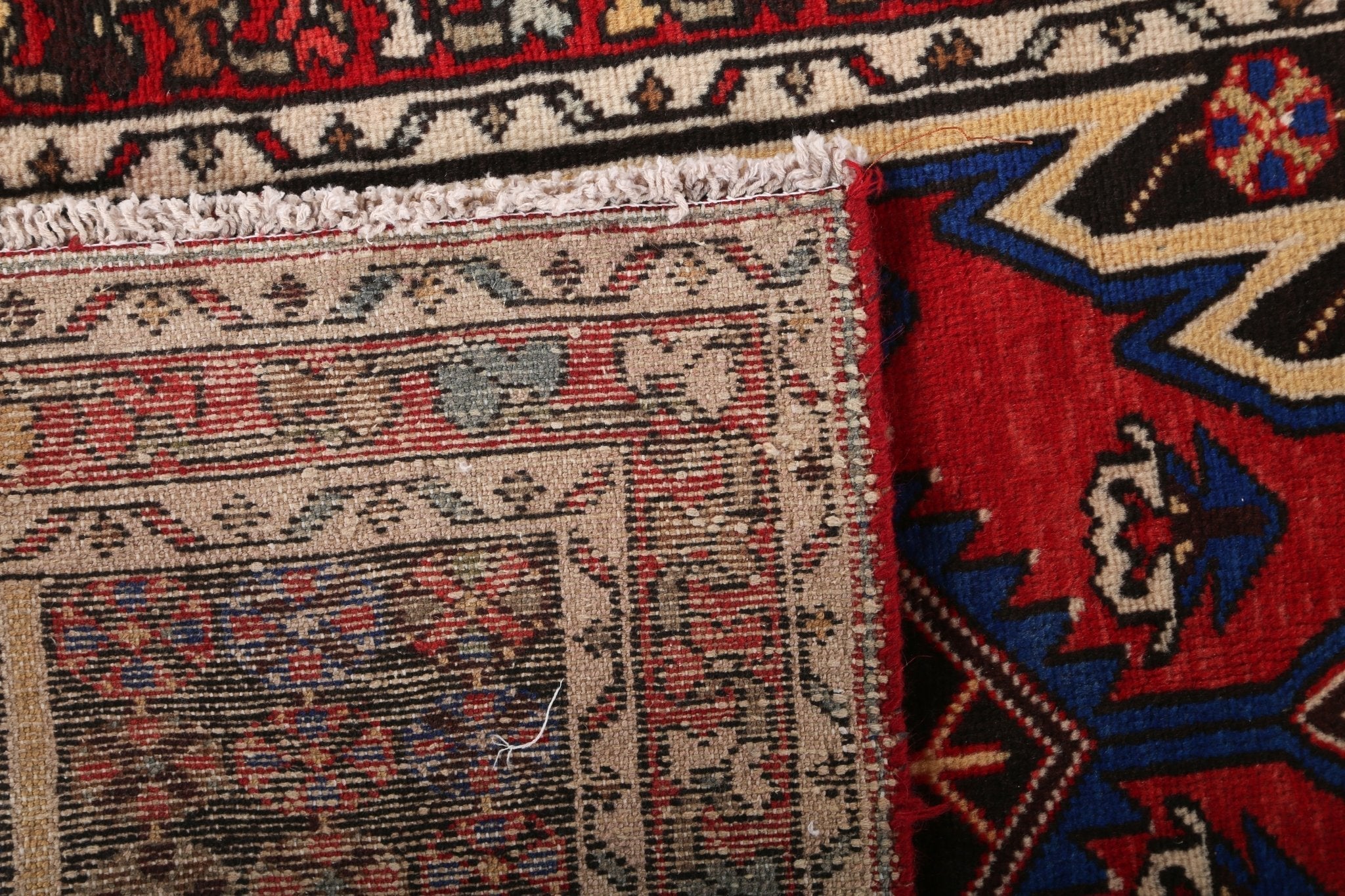 Persian Mazlaghan Rug | 2' 7