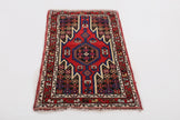 Persian Mazlaghan Rug | 2' 7