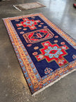 Persian Meshkin Rug | 4' 11