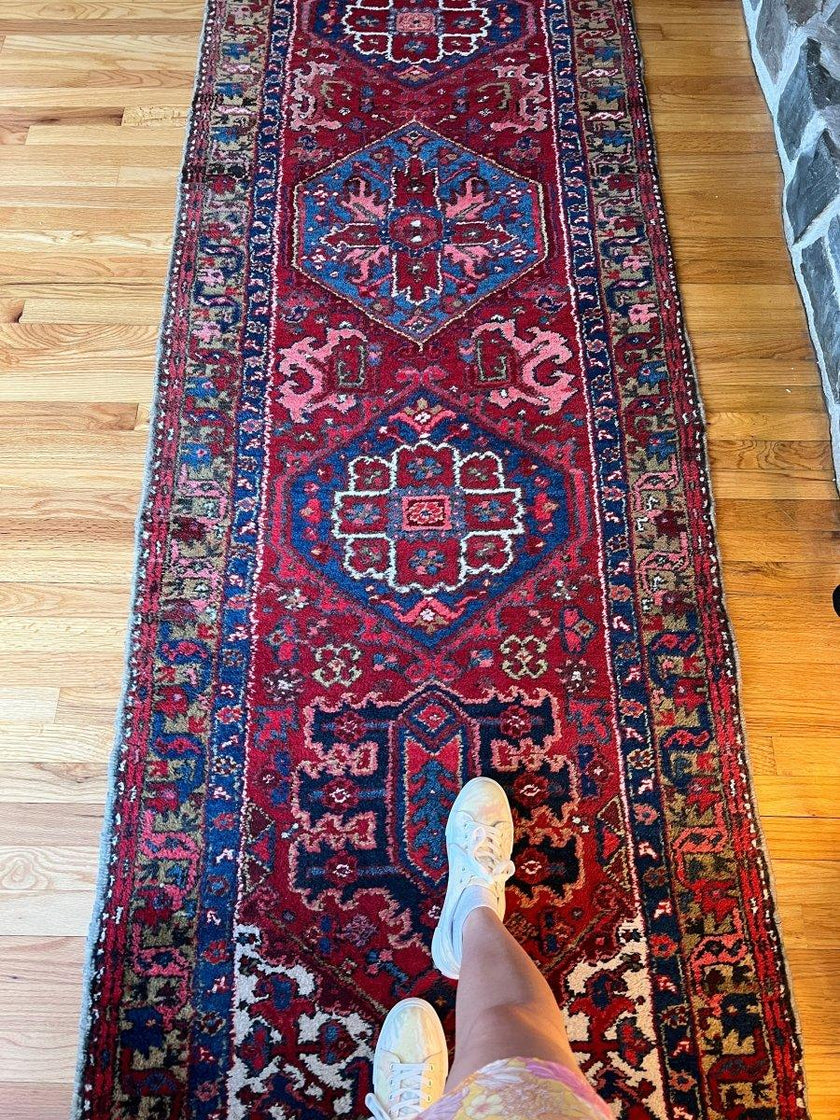 Persian Meshkin Runner | 10' 9