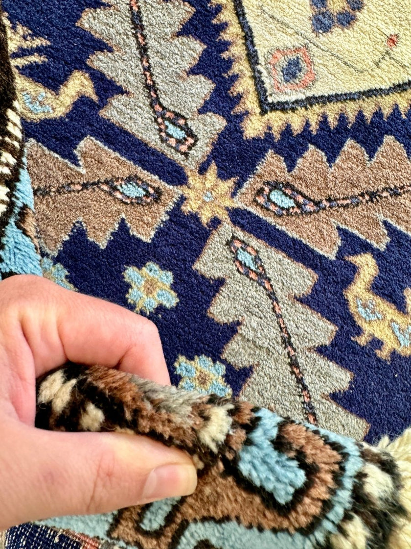 Persian Meshkin Runner Rug | 2' 5
