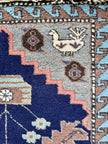 Persian Meshkin Runner Rug | 2' 5