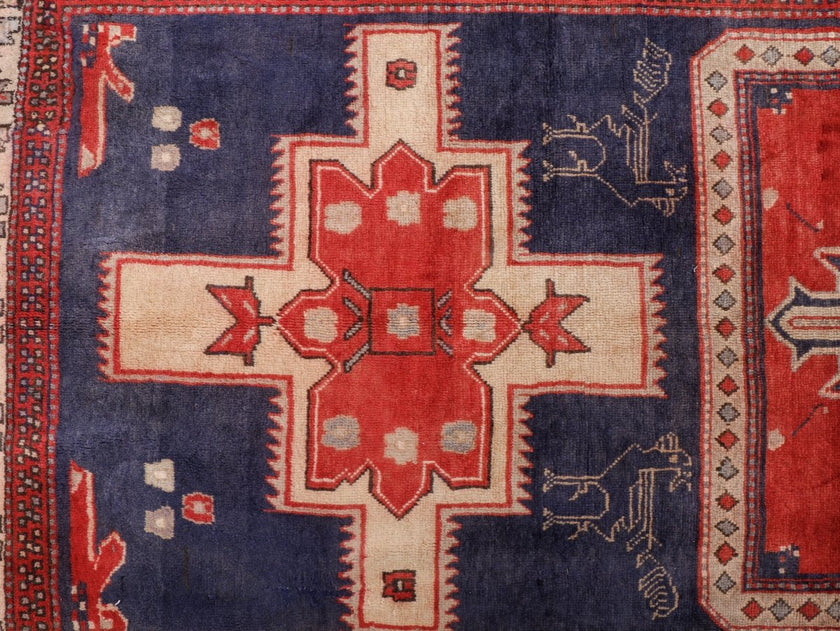 Persian Meshkin Runner Rug | 3' 11” x 10' 7