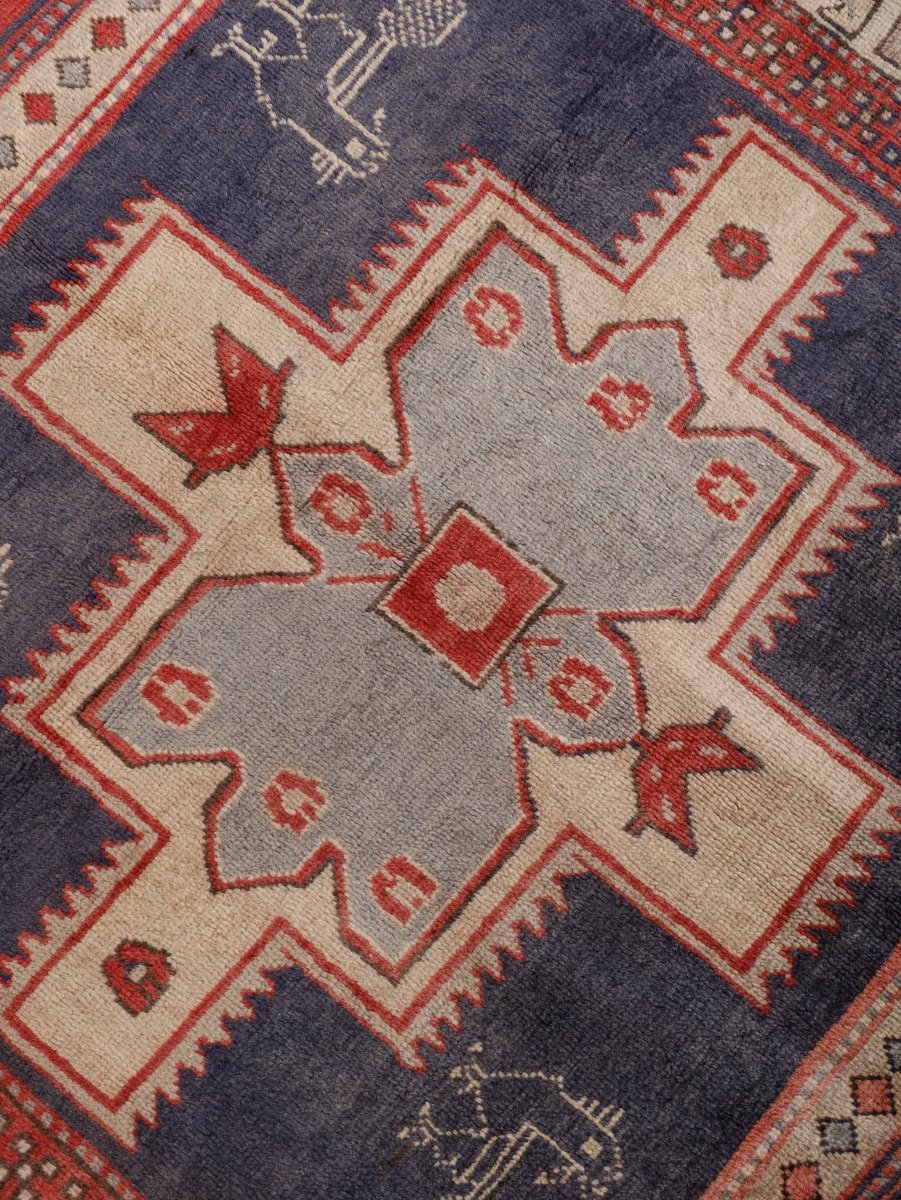 Persian Meshkin Runner Rug | 3' 11” x 10' 7