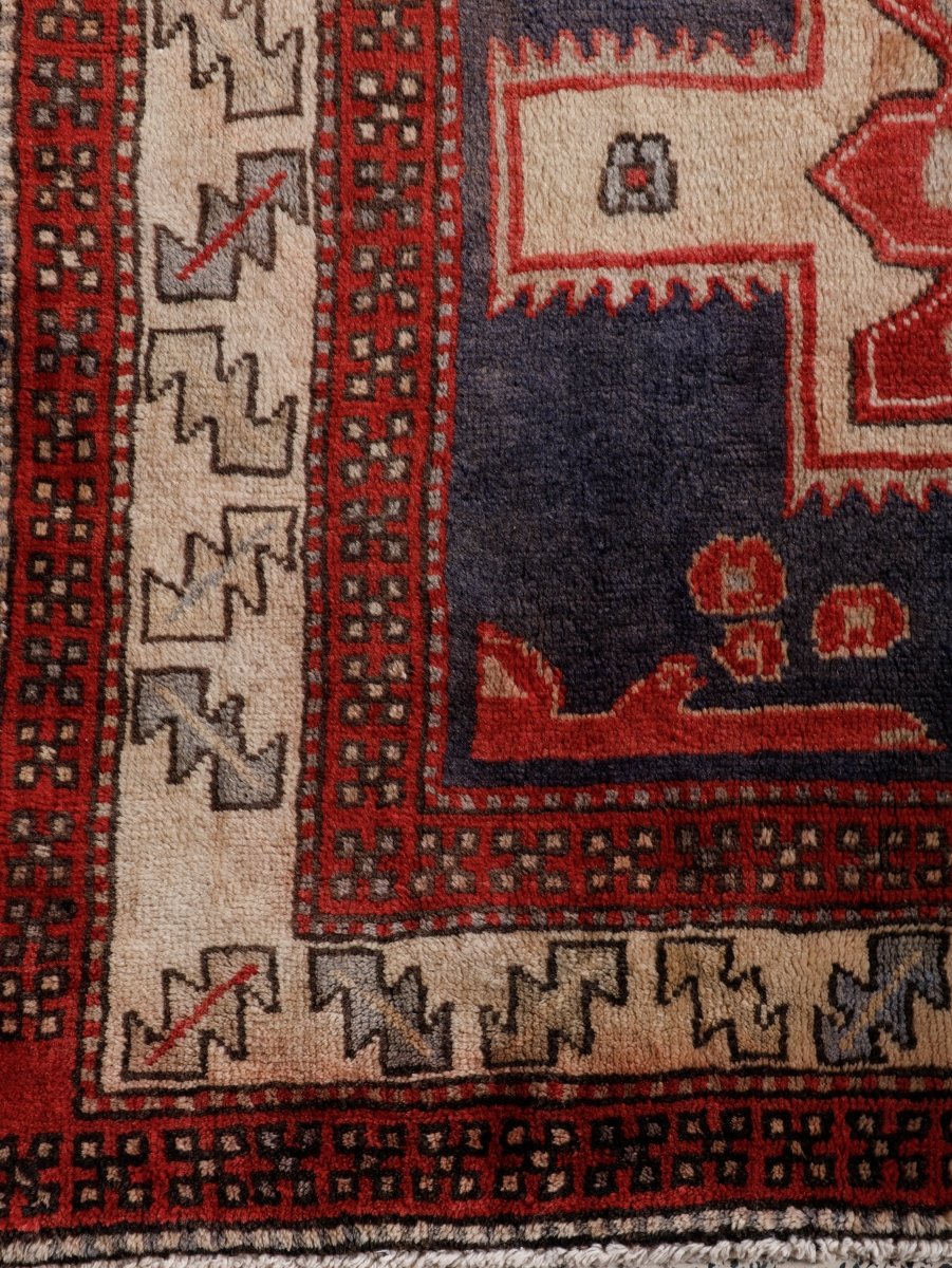 Persian Meshkin Runner Rug | 3' 11” x 10' 7